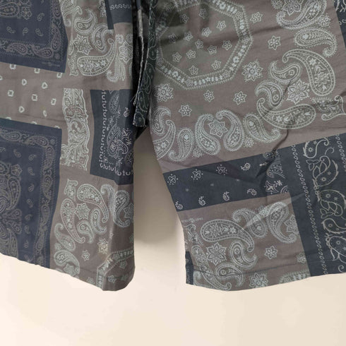 ナノユニバース NANO universe ELEPHANT BRAND ペイズリー  別注 総柄イージーショーツ メンズ JPN:L